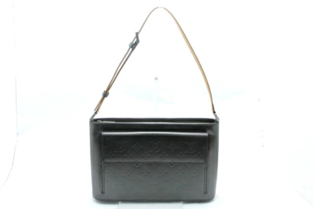 LOUIS VUITTON Shoulder Bag Monogram Matte Noir Black Alston
